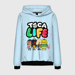 Толстовка-худи мужская Toca Life: Logo, цвет: 3D-черный