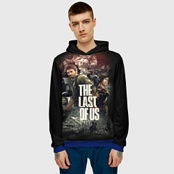 Толстовка-худи мужская THE LAST OF US ЩЕЛКУНЫ, цвет: 3D-синий — фото 2
