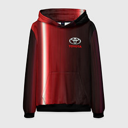 Толстовка-худи мужская Toyota В полоску, цвет: 3D-черный