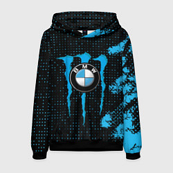 Толстовка-худи мужская MONSTER BMW MONSTER ENERGY, цвет: 3D-черный