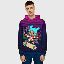 Толстовка-худи мужская TOCA LIFE WORLD ТОКА ЛАЙФ ВОРЛД РИТА RITA, цвет: 3D-синий — фото 2