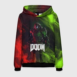 Толстовка-худи мужская Doomguy Doom, цвет: 3D-черный