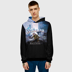 Толстовка-худи мужская The War to End All Wars - Sabaton, цвет: 3D-черный — фото 2