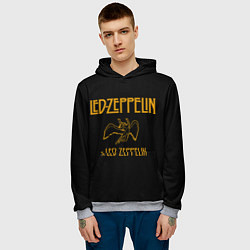Толстовка-худи мужская Led Zeppelin x Led Zeppelin, цвет: 3D-меланж — фото 2