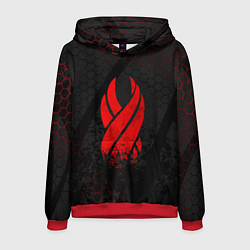Толстовка-худи мужская DEAD SPACE ОБЕЛИСК МЁРТВЫЙ КОСМОС, цвет: 3D-красный