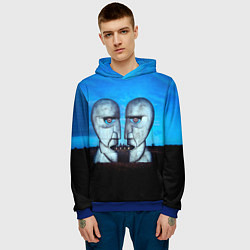 Толстовка-худи мужская The Division Bell - Pink Floyd, цвет: 3D-синий — фото 2