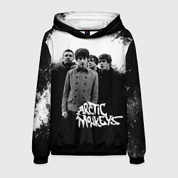 Толстовка-худи мужская Группа Arctic monkeys, цвет: 3D-черный