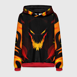 Толстовка-худи мужская DOTA 2 SHADOW FIEND ТЕНЬ ОГОНЬ, цвет: 3D-красный