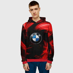 Толстовка-худи мужская BMW RED BEAST, цвет: 3D-красный — фото 2