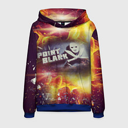 Толстовка-худи мужская Point Blank Black Fire, цвет: 3D-синий