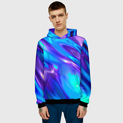 Толстовка-худи мужская Neon Holographic, цвет: 3D-черный — фото 2