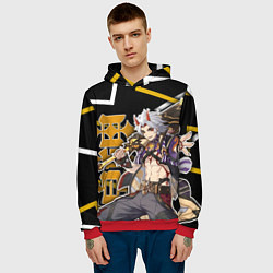 Толстовка-худи мужская АРАТАКИ ИТТО ГЕОМЕТРИЯ ITTO, цвет: 3D-красный — фото 2