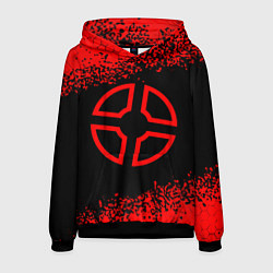 Толстовка-худи мужская TEAM FORTRESS 2 Краска, цвет: 3D-черный