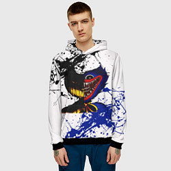 Толстовка-худи мужская BENDY AND THE INK MACHINE POPPY PLAYTIME, цвет: 3D-черный — фото 2