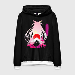 Толстовка-худи мужская Котори Ицука - Рандеву с жизнью, цвет: 3D-белый