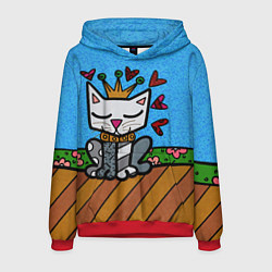 Толстовка-худи мужская Romero Britto - Originals, цвет: 3D-красный