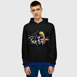 Толстовка-худи мужская PINK FLOYD - ПИНК ФЛОЙД ЛУЖА, цвет: 3D-синий — фото 2