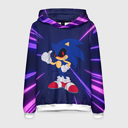 Толстовка-худи мужская SONIC EXE СОНИК, цвет: 3D-белый