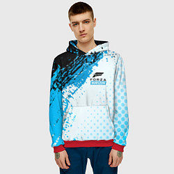 Толстовка-худи мужская Forza Horizon Форза, цвет: 3D-красный — фото 2