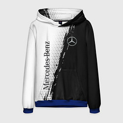 Толстовка-худи мужская Mercedes-Benz - Sport, цвет: 3D-синий
