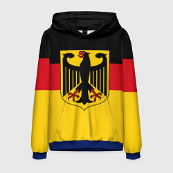 Толстовка-худи мужская Германия - Germany, цвет: 3D-синий
