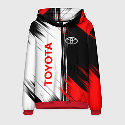 Толстовка-худи мужская Toyota Sport Auto, цвет: 3D-красный