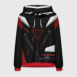 Толстовка-худи мужская Сайрекс Сyrex CS GO, цвет: 3D-красный