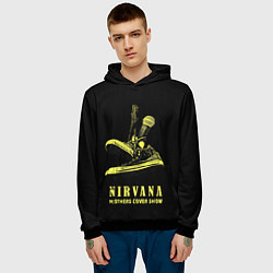 Толстовка-худи мужская Nirvana Нирвана, цвет: 3D-черный — фото 2