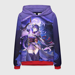 Толстовка-худи мужская Raiden Shogun ETERNITY, цвет: 3D-красный