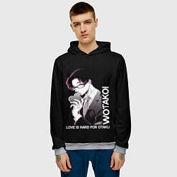 Толстовка-худи мужская Хиротака, цвет: 3D-меланж — фото 2