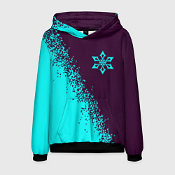 Толстовка-худи мужская ГЕНШИН ИМПАКТ - КРИО Арт, цвет: 3D-черный