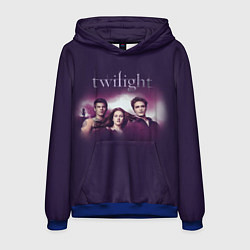 Толстовка-худи мужская Персонажи Twilight, цвет: 3D-синий