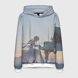 Толстовка-худи мужская LUMINE PLAYS PIANO GENSHIN IMPACT, цвет: 3D-белый