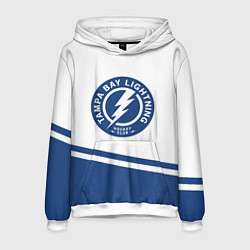 Толстовка-худи мужская Tampa Bay Lightning NHL, цвет: 3D-белый