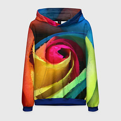 Толстовка-худи мужская Роза fashion 2022, цвет: 3D-синий