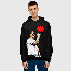 Толстовка-худи мужская Red Hot Chili Peppers RHCP, цвет: 3D-черный — фото 2