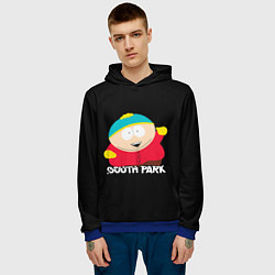 Толстовка-худи мужская Южный парк - Эрик Eric, цвет: 3D-синий — фото 2