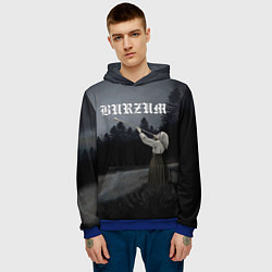 Толстовка-худи мужская Burzum - Filosofem, цвет: 3D-синий — фото 2