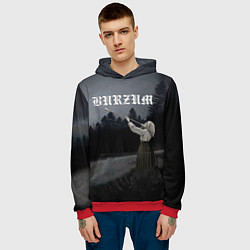Толстовка-худи мужская Burzum - Filosofem, цвет: 3D-красный — фото 2