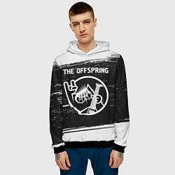 Толстовка-худи мужская The Offspring КОТ Краска, цвет: 3D-черный — фото 2