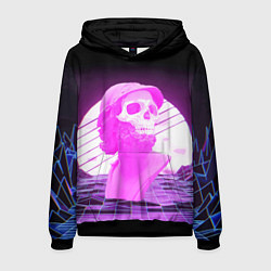 Мужская толстовка Vaporwave Skull Психоделика