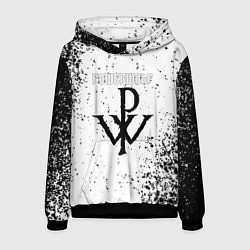 Толстовка-худи мужская Powerwolf знак, цвет: 3D-черный