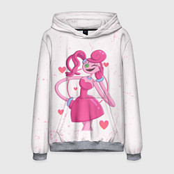 Толстовка-худи мужская POPPY PLAYTIME - Mommy long legs - Мамочка длинные, цвет: 3D-меланж