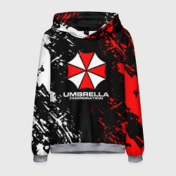 Толстовка-худи мужская Umbrella Corporation Resident Evil, цвет: 3D-меланж