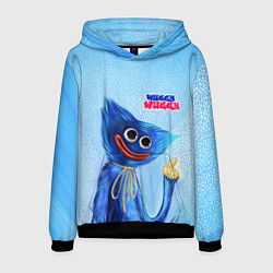 Толстовка-худи мужская Скромный Хаги Ваги, цвет: 3D-черный