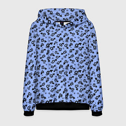 Толстовка-худи мужская Паттерн Марса, цвет: 3D-черный