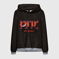 Толстовка-худи мужская OG BUDA ОПГ СИТИ, цвет: 3D-меланж