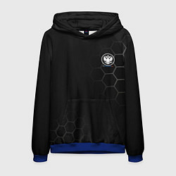 Толстовка-худи мужская Russia Black Collection 20222023, цвет: 3D-синий