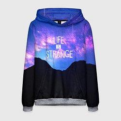 Толстовка-худи мужская Life Is Strange - абстракция, цвет: 3D-меланж