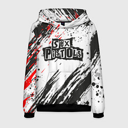 Толстовка-худи мужская Sex Pistols Big Logo, цвет: 3D-черный